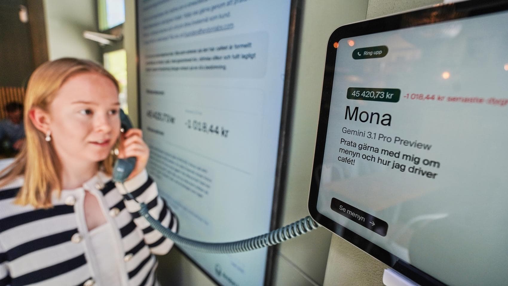 AI Agent Mona Runs the Show at Stockholm's Andon Café, a Tech Experiment