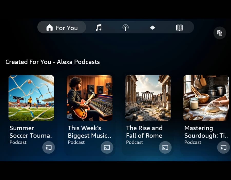Amazon Alexa Plus launches AI-generated podcast feature on virtually any topic