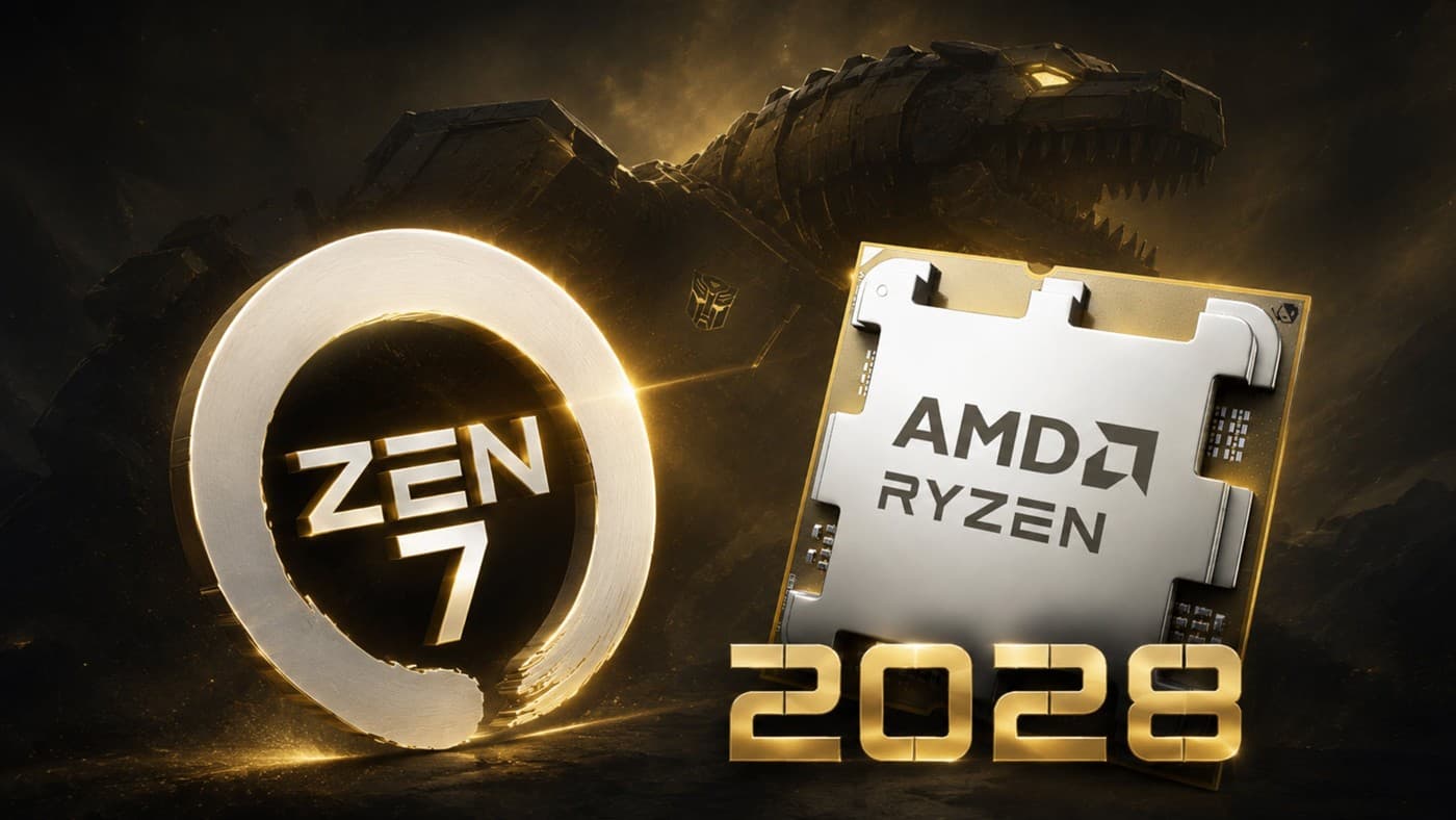 AMD'nin Zen 7 "Grimlock" işlemcileri TSMC'nin 1.4nm A14 süreciyle geliyor