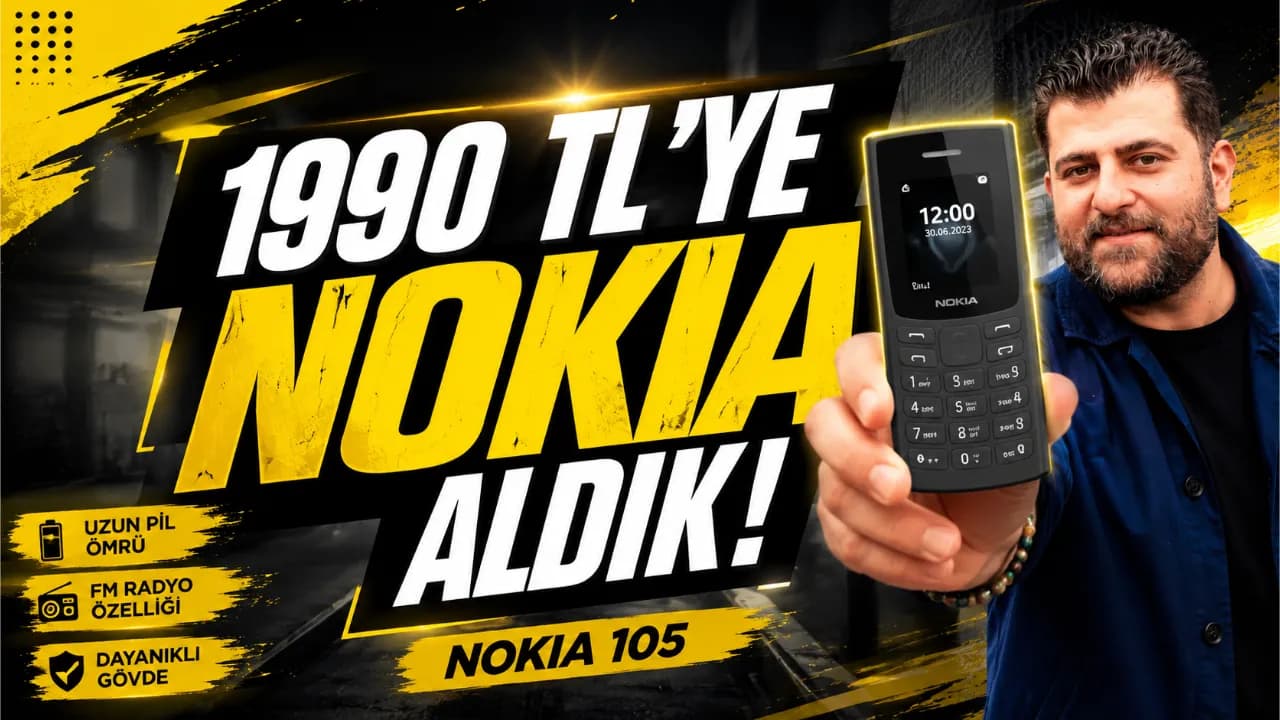 BİM'de Satılan Tuşlu Asker Telefonu Nokia 105 İncelendi: 1990 TL'lik Dayanıklı Model