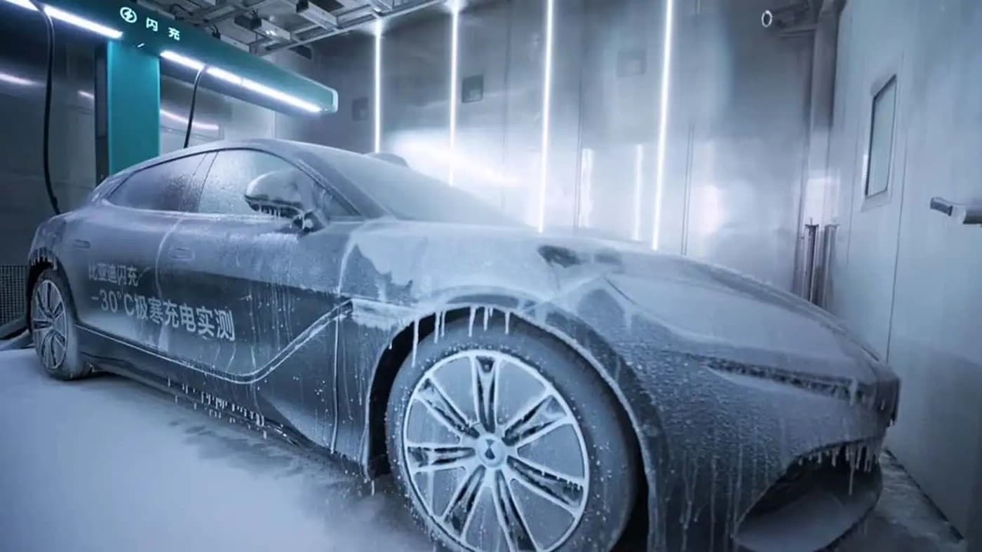BYD demonstrates ultra-fast charging in -30°C: 12 minutes to full charge