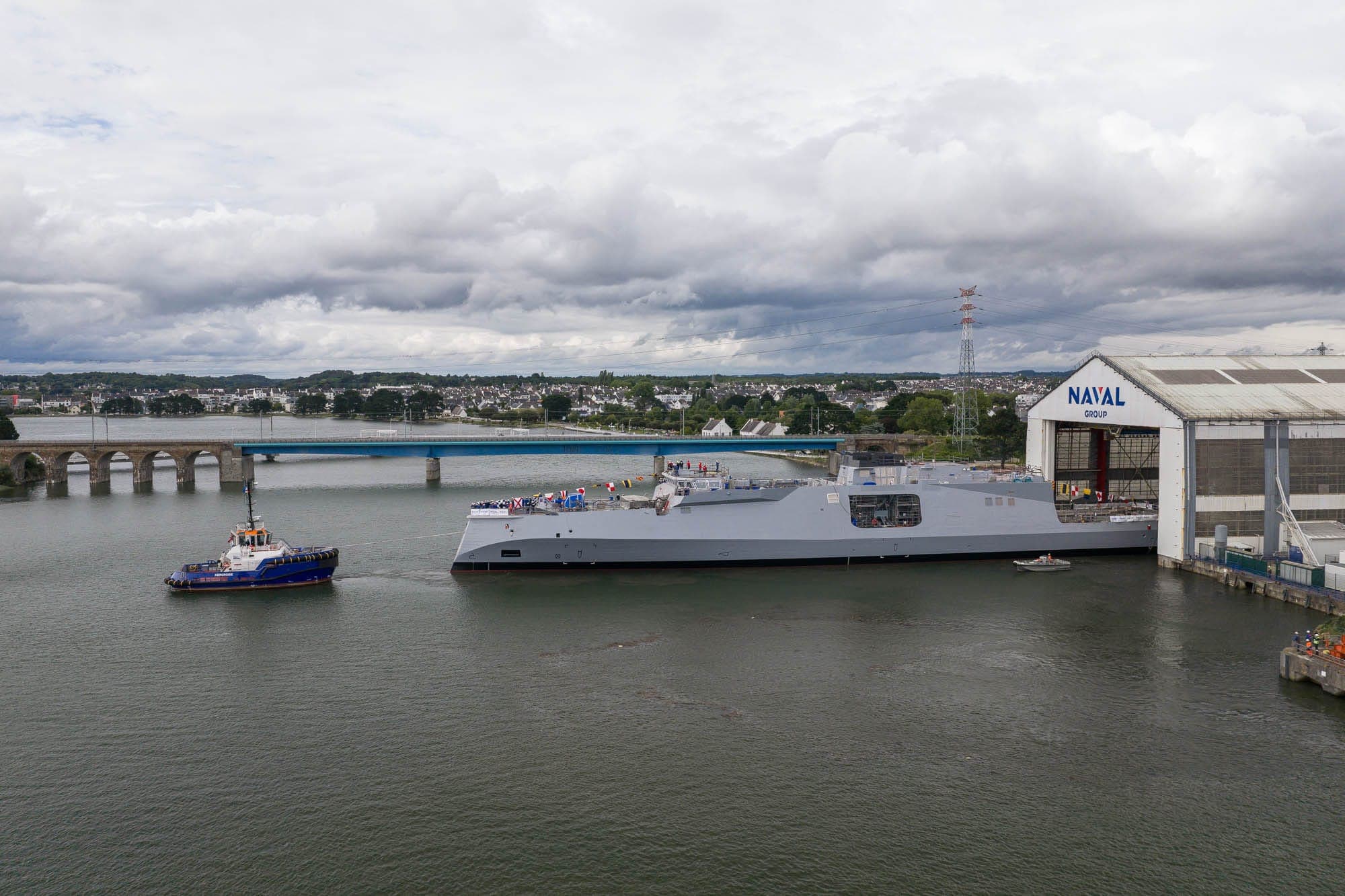 French Navy's Second FDI Frigate Amiral Louzeau Launched with Greek Industry Involvement