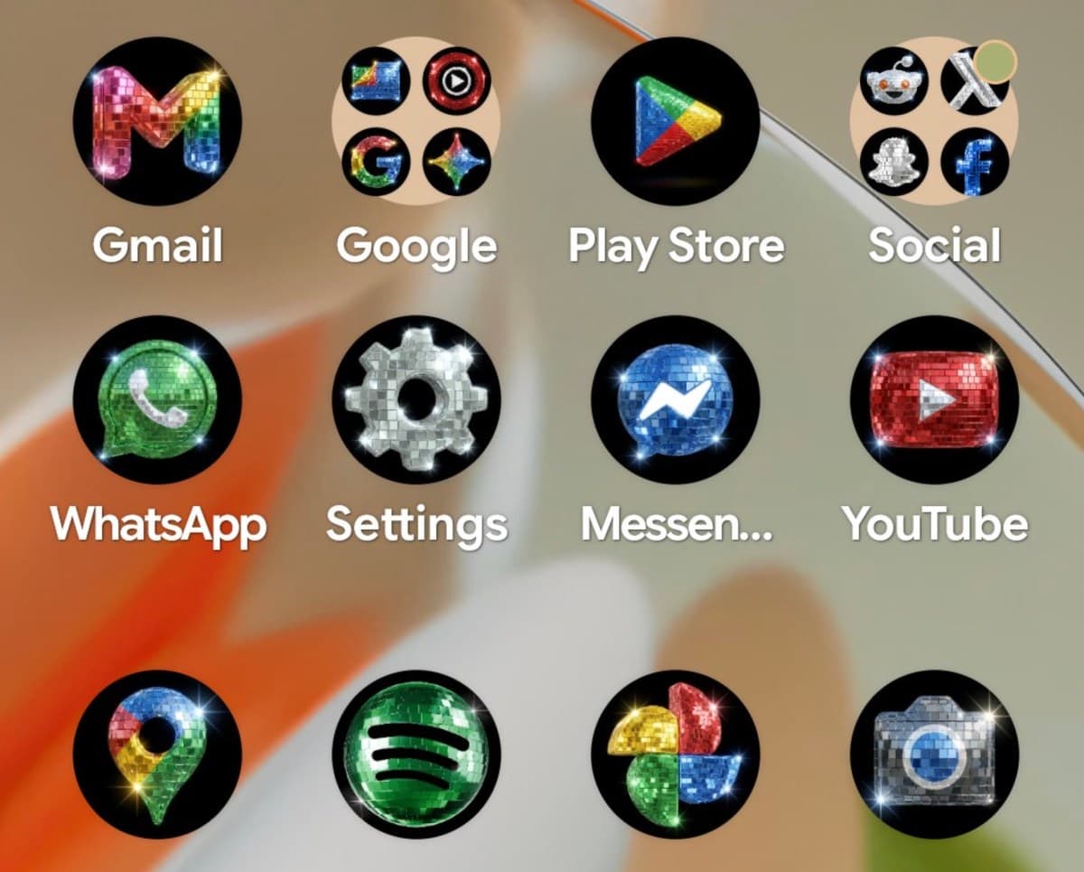 Google Adds Disco Ball Icons to Pixel Home Screen Customization