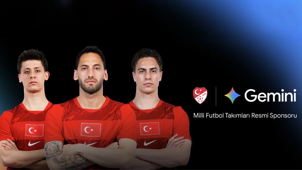 Google Gemini, Türkiye Milli Futbol Takımları'nın Resmi Sponsoru Oldu