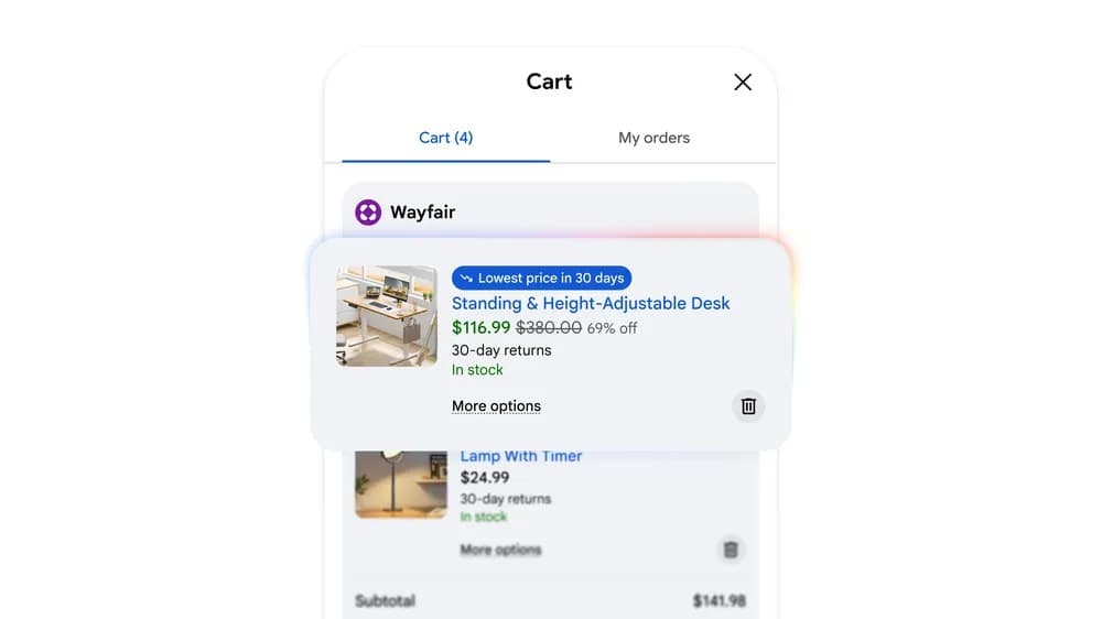 Google launches Universal Cart to track shopping across devices and retailers