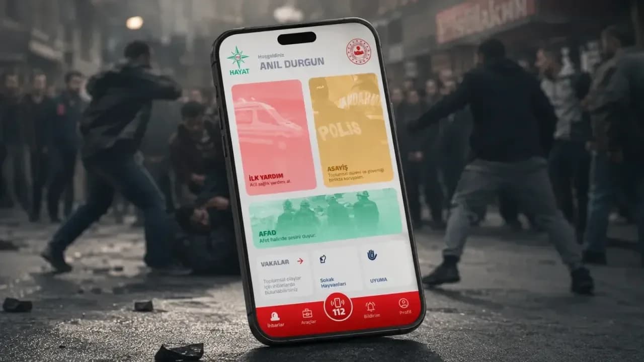 HAYAT 112 Acil Uygulaması, App Store ve Play Store'da Türkiye'nin En Çok İndirilen Ücretsiz Uygulaması Oldu