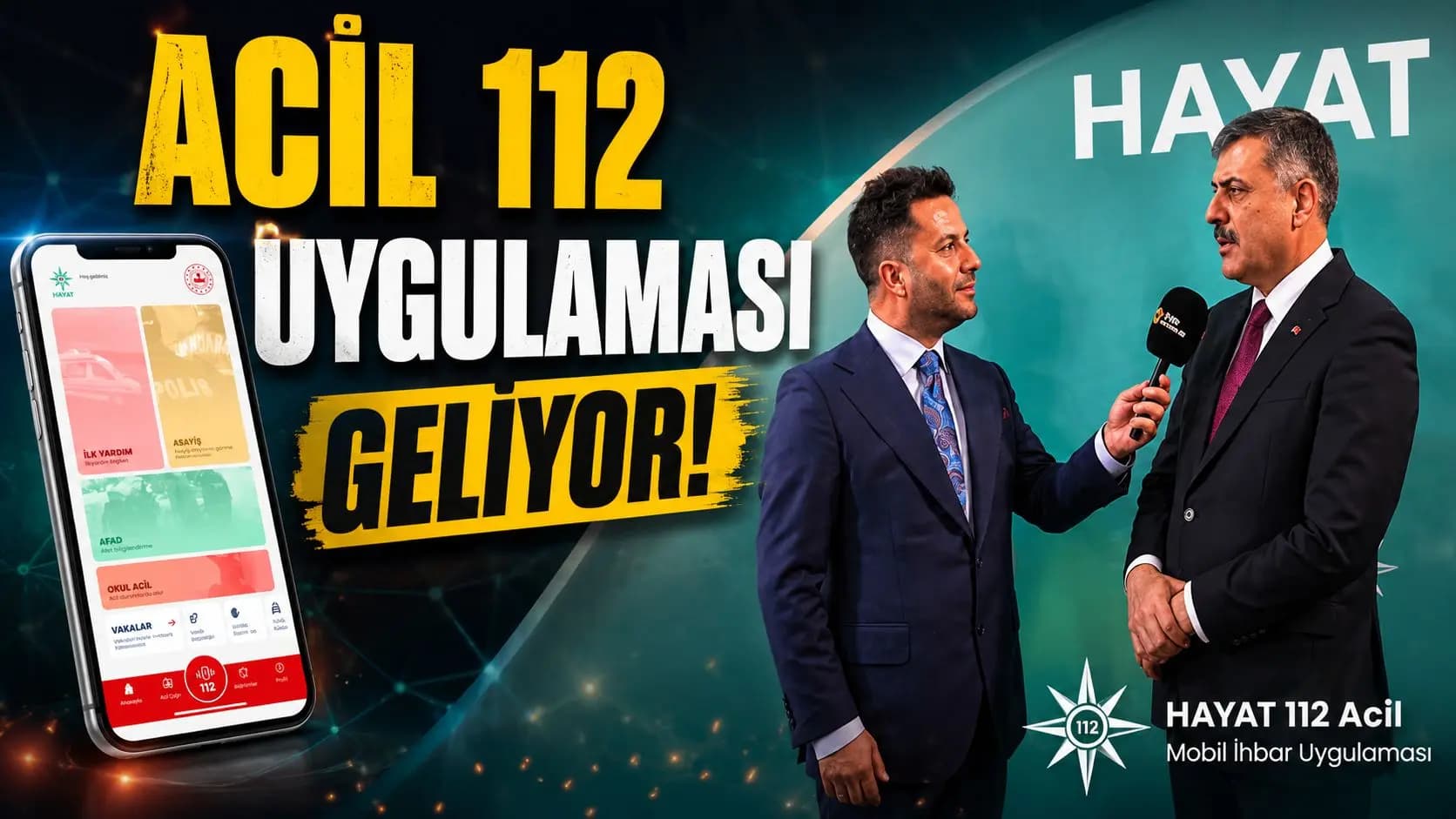 İçişleri Bakanlığı'nın HAYAT 112 Acil Uygulaması Türkiye'de Kullanıma Sunuldu