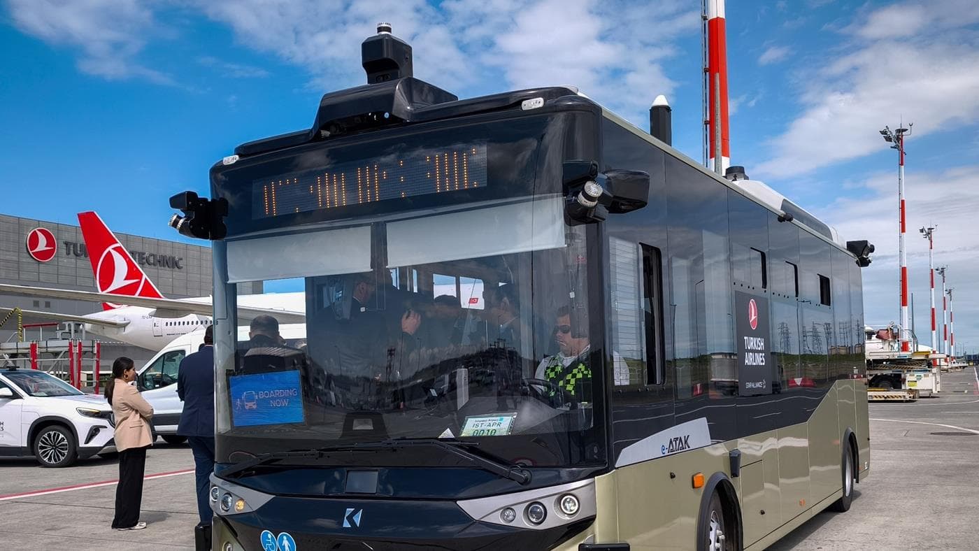 Karsan Otonom e-ATAK, İstanbul Havalimanı'nda operasyonel trafikte test edildi