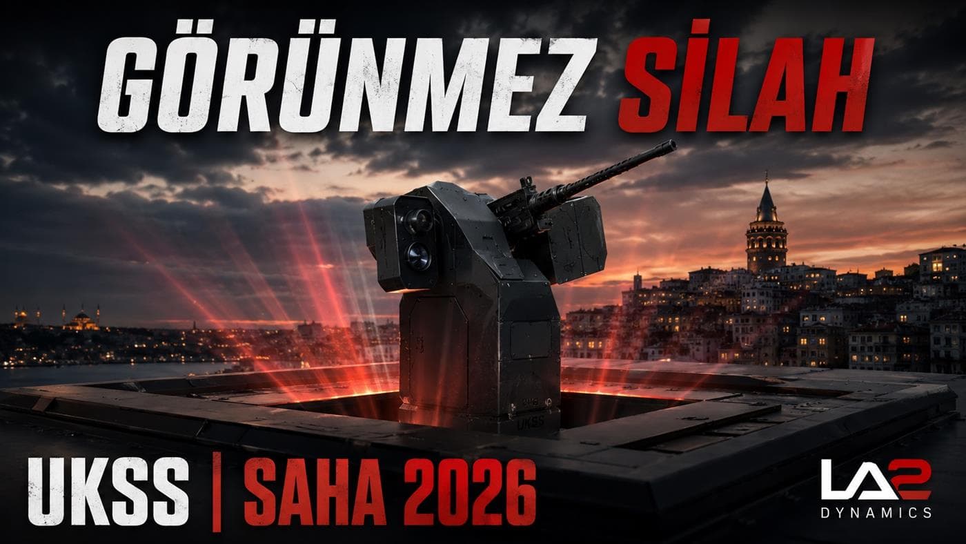 LA2 Dynamics, SAHA Expo 2026'da Gizlenebilen Şehir Savunma Sistemi UKSS'yi Tanıttı