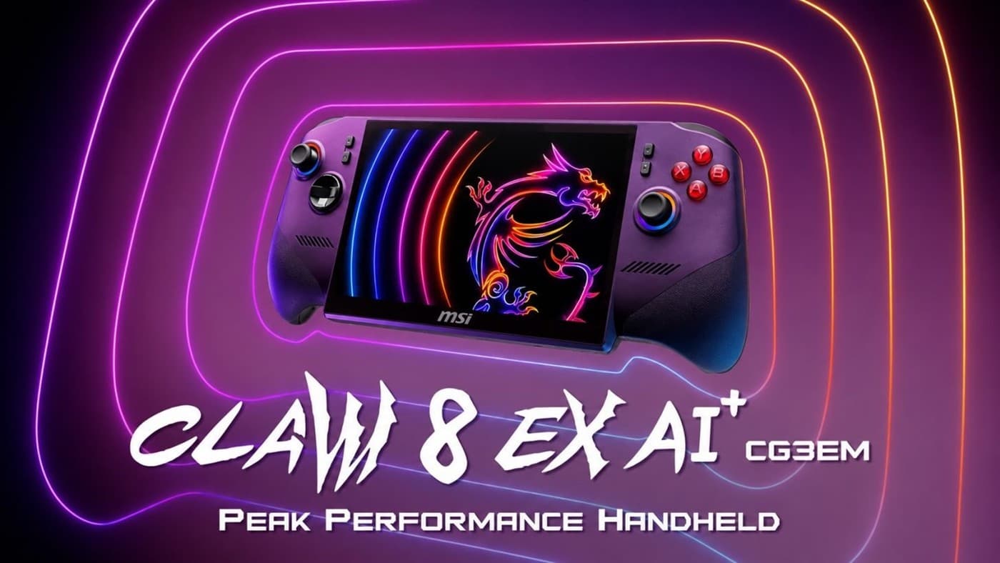 MSI Claw 8 EX AI+ Launched with Intel Arc G3 Extreme GPU