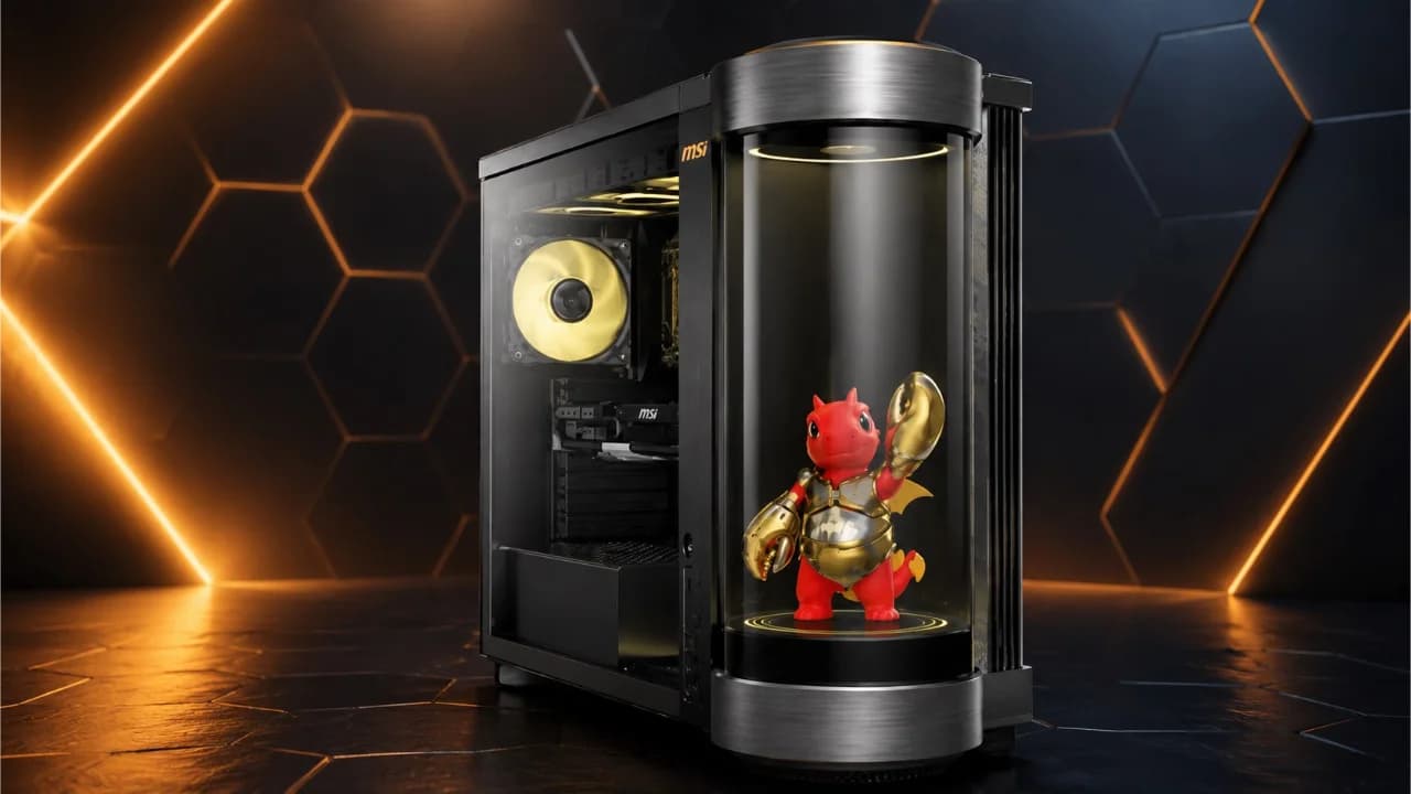 MSI Unveils MEG Vision X2 AI Plus Desktop with Holographic Dragon Display