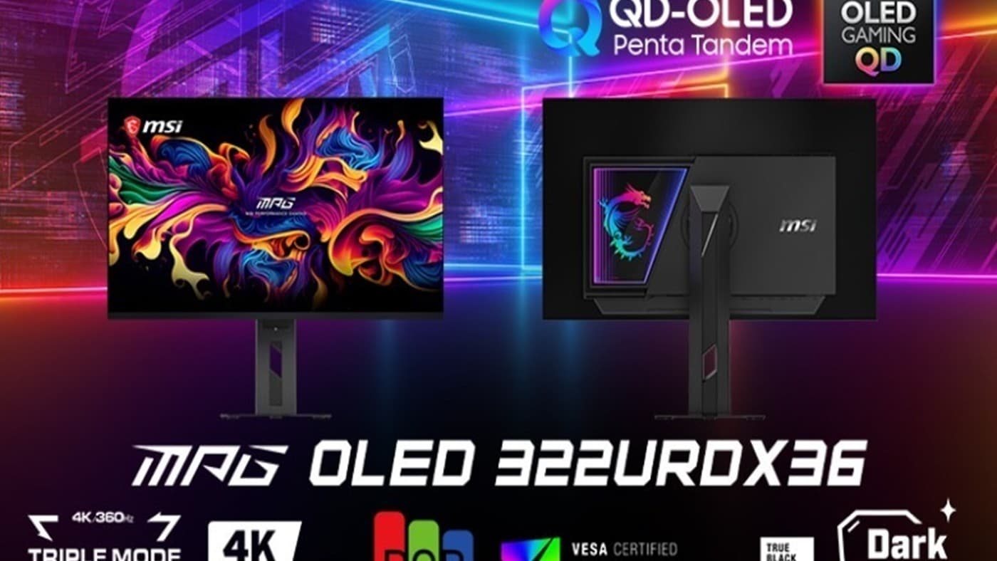 MSI unveils world's first triple-mode QD-OLED gaming monitor