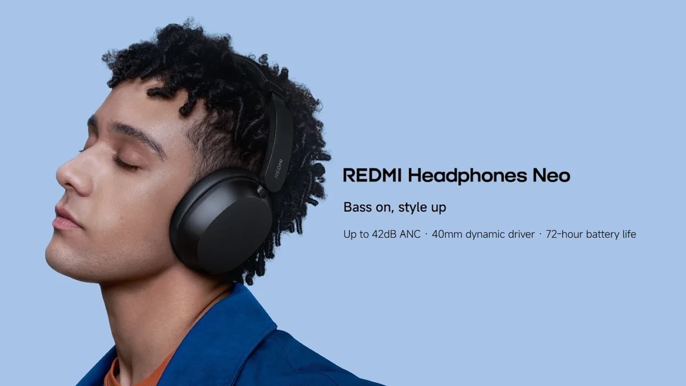 Redmi Headphones Neo Global Pazara Çıkıyor: 72 Saat Pil ve Aktif Gürültü Engelleme