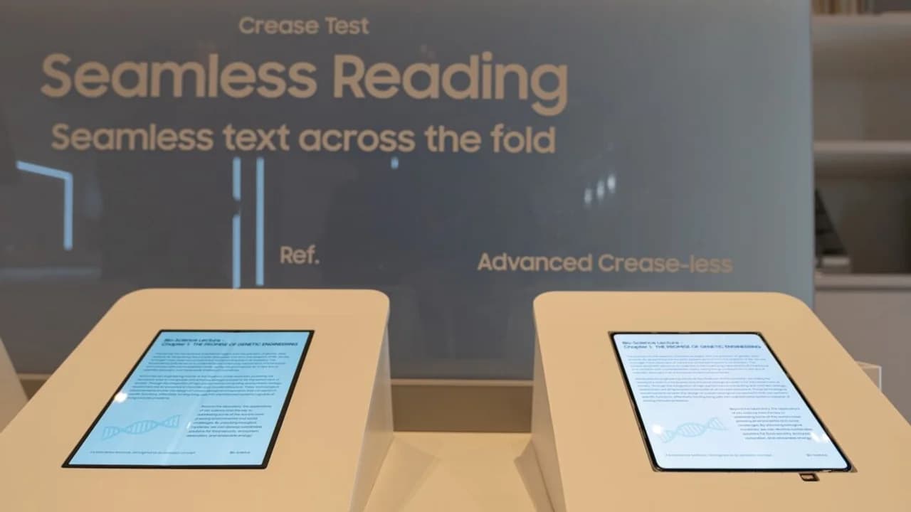 Samsung Galaxy Z Fold 8 to Eliminate Crease with New OLED Display Tech