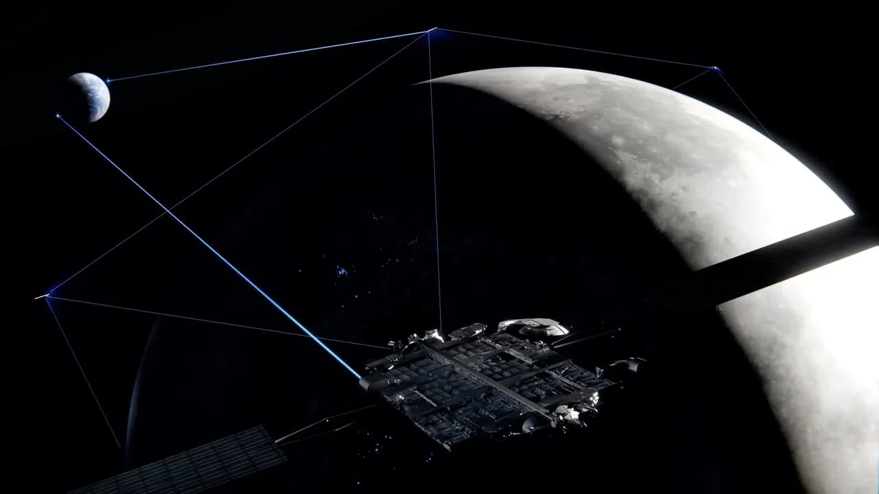 SpaceX Plans Starlink Laser Network for Gigabit Internet on the Moon