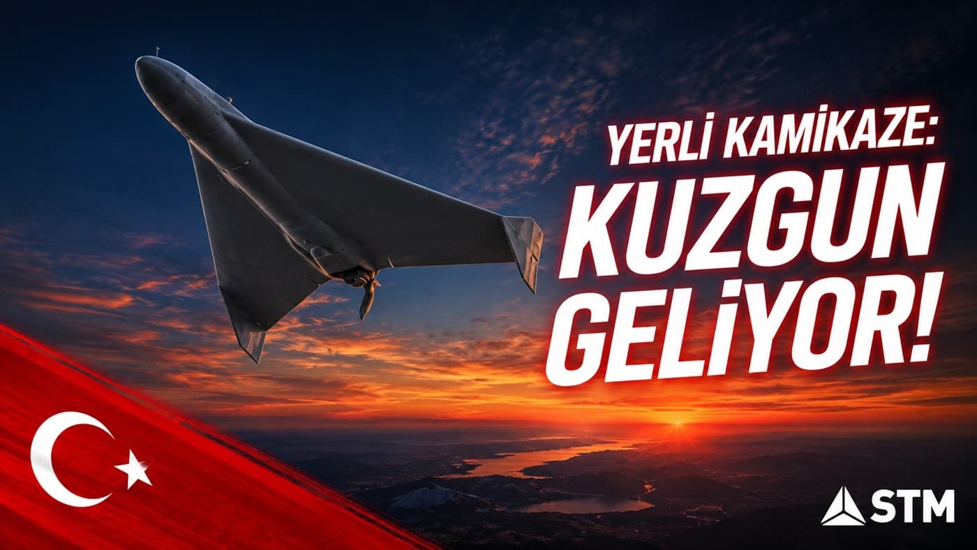 STM Unveils KUZGUN Autonomous Kamikaze Drone with 1,000 km Range at SAHA 2026