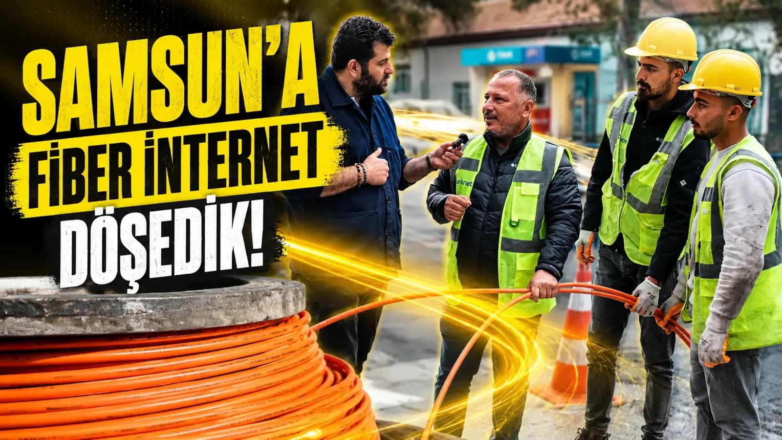 Turknet, Samsun’a Gigafiber altyapısını döşedi: Bir şehre fiber nasıl getirilir?