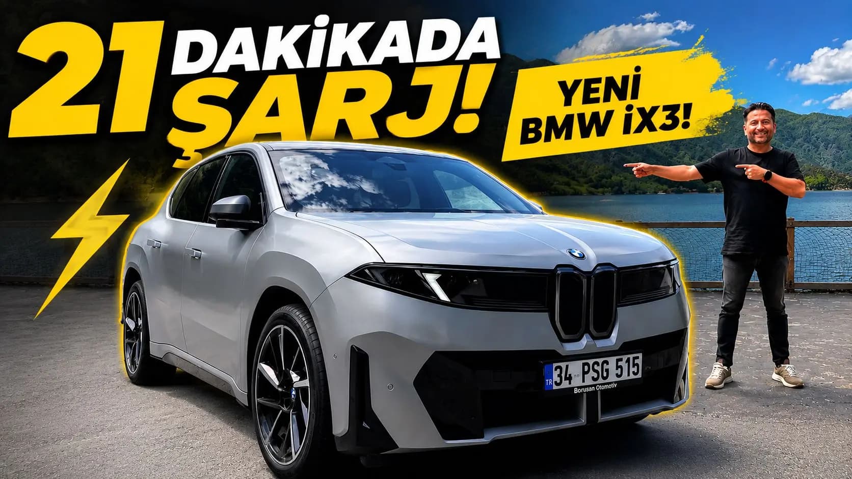 Yeni BMW iX3 İnceleme: 805 KM Menzilli Elektrikli SUV Artvin'de Test Edildi